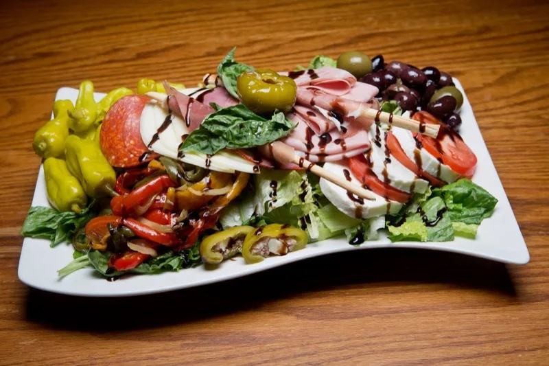 Antipasto Della Casa salad with imported Italian meats and cheeses