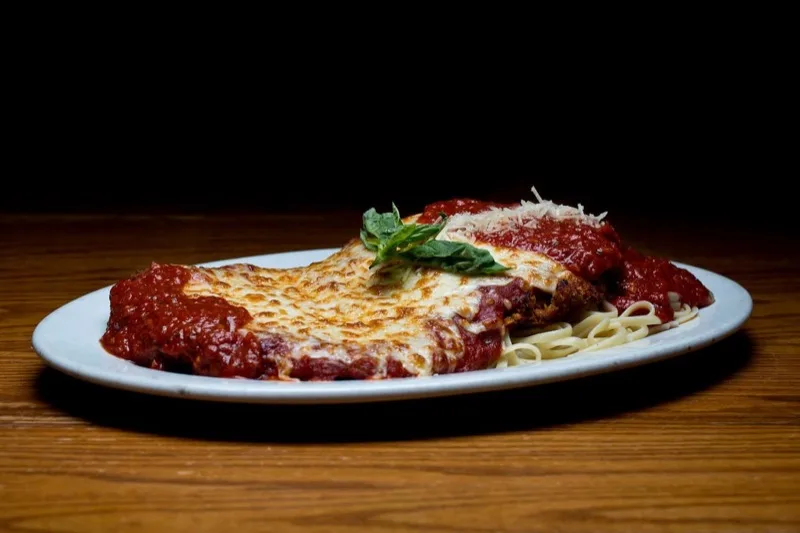 Chicken Parmesan at Tomatoes Italian Grille